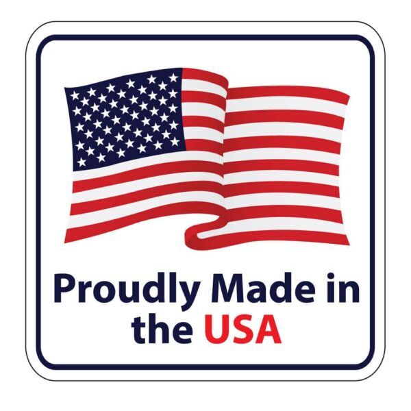 Proudly made in the usa
